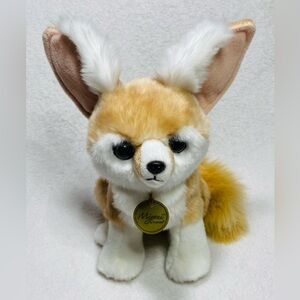 9” Miyoni Aurora Fennec Fox Realisitic Fennec Fox Plush